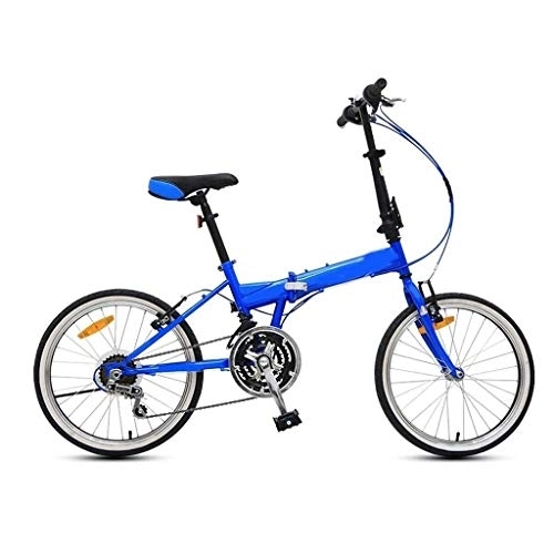 Folding Bike : TYXTYX Ultra-Light Portable Bicycle Folding Bike for Adults Unisex Men and Women Student, Cruiser Bikes Lightweight Aluminum Frame, 20 Inch Bicycles Wheel 7 Speed Mini Urban Riding and Commuting Com