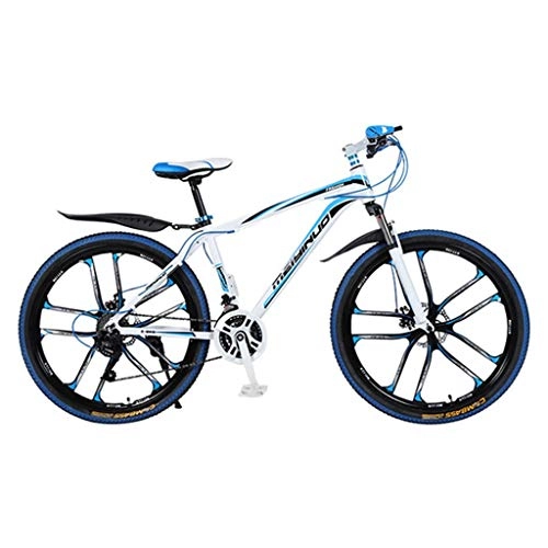 Folding Bike : Unisex's Mountain Bike, Lightweight Aluminium Alloy Bicycles, Double Disc Brake and Front Suspension, 26inch Wheel (Size : 21-speed)