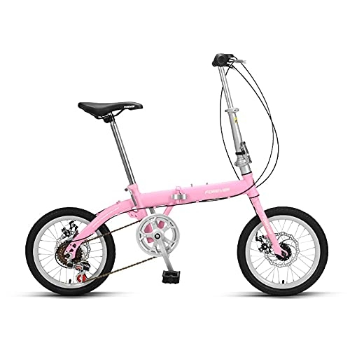 Folding Bike : Variable Speed Bicycles, Folding Bicycles, 20-inch Tires, 6-Speed, Compact and Portable, Used for Commuting to Work, Suitable for Adults / A / As Shown