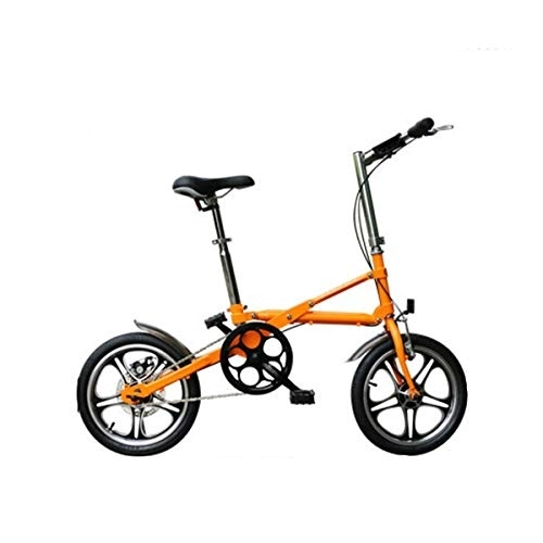 Folding Bike : WEHOLY Bicycle Folding bicycle 16 inch exit folding bicycle portable adult folding bicycle can be placed on the subway car trunk adult car