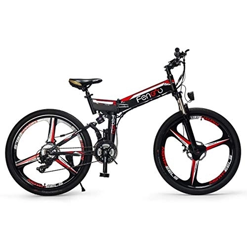 Folding Bike : WEHOLY Folding Magnesium alloy 26" Mountain Bike, Folding Bicycle with 8 gear speed control, 24 Speed, Ultralight Frame Matte, Black