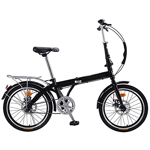 Folding Bike : WZHSDKL Mountain Bike Folding Bike, Adjustable Seat, Suitable 7 Speed, Wheel Dual Suspension, Height And Save Space Better, For Mountains And Roads B
