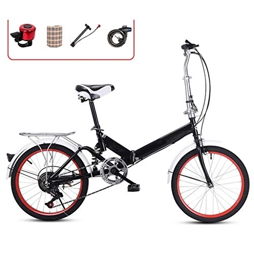 Folding Bike : XBSXP Bicycles For Men ，bikes For Women Folding Bike, Ultra-light Portable Variable Speed 20 Inch Adult Bicycle, Student Small Wheeled Boys Bike，bicycle Seats For Comfort (Color : A2, Size : 20in)