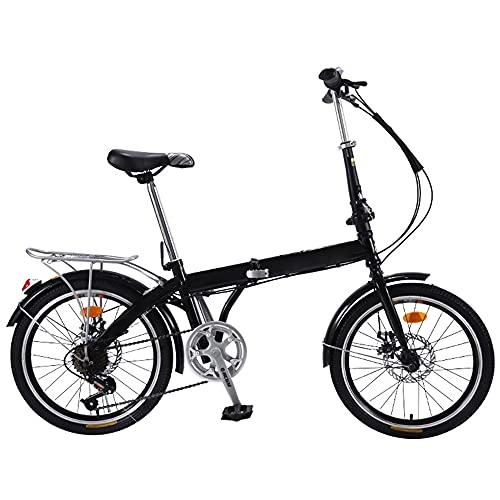 Folding Bike : XIANGDONG Folding Bike Mountain Bike White, Wheel Dual Suspension, Suitable 7 Speed For Mountains And Roads Adjustable Seat, Height And Save Space Better