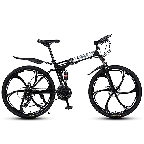 Folding Bike : XIANGDONG Quick Bike Mountain Bike Adult Lightweight Bike Comfortable, Folding And Effective Cushioning Pressure, For Adult B