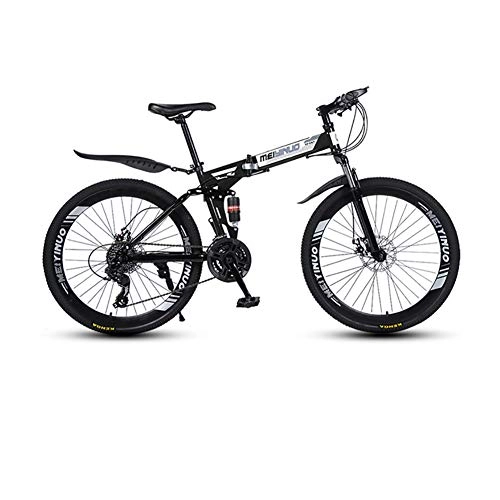 Folding Bike : XINGXINGNS 26" Folding Bike Carbon steel Frame with Anti-Skid and Wear-Resistant Tire Dual Disc Brake Great for City Riding and Commuting, Freestyle Bike for Boys and Girls