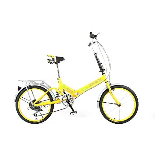 Folding Bike : XINGXINGNS Folding Bicycle Series, 20-Inch Wheels Great for City Riding and Commuting, Front and Rear Fenders, Rear Carry Rack, and Kickstand, Exercise Men's Women's Bike