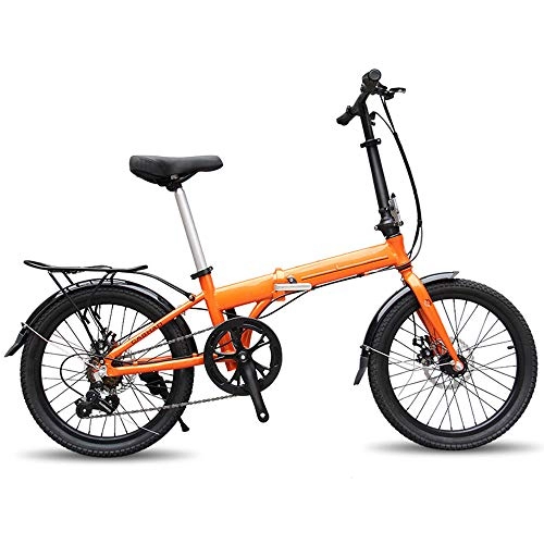 Folding Bike : XWDQ Mountain Bike 20 Inch Aluminum Alloy Folding Bicycle Mini Boys And Girls Speed Bicycle Folding Bike
