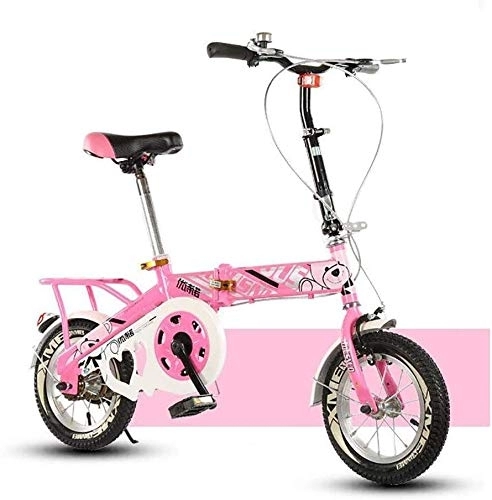 Folding Bike : YANGSANJIN Children's Foldable Bikes, Student Folding Bicycles Light Portable Pupils Foldable Bikes For 10-adults Years Old