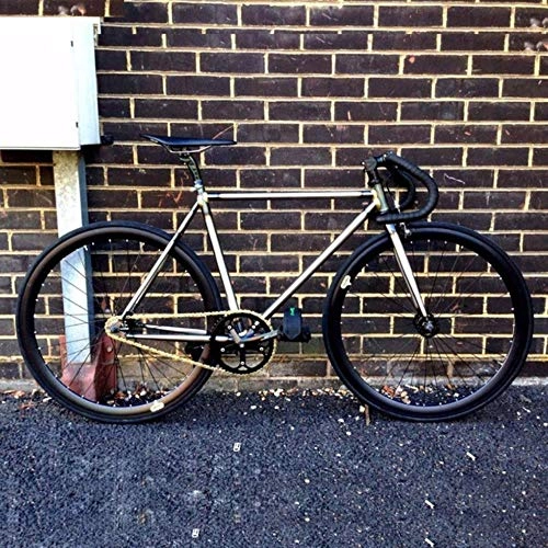 Folding Bike : YDZ Customized road Bike frame Copper plated frame Fixed Gear bike Track Single speed Bike, Multi, 58cm
