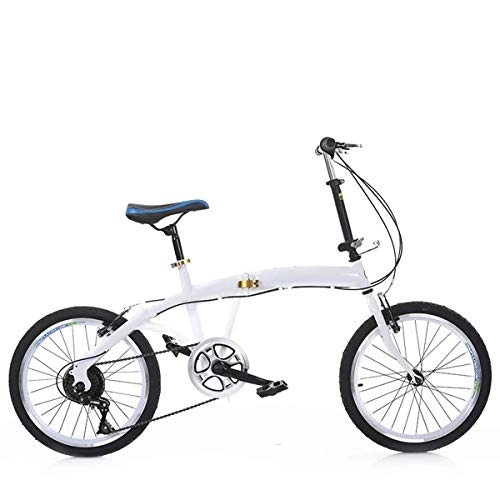 Folding Bike : YOUSR Folding Bike, Great for City REIT and Pendulum, with Low Step-through Steel Frame, Single Speed Drive, Front and Rear Fenders