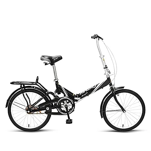 Folding Bike : YUEGOO Foldable Bike, Comfortable Mobile Portable Compact Lightweight Finish Great Suspension Folding Bike for Men Women Students and Urban Commuters / C / 20Inch