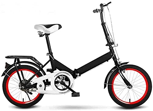 Folding Bike : YUNLILI Multi-purpose PING Bicycle Folding Bike for Adult Bicycle Ultralight Carbon Steel 16 Inch Kids Bicycle
