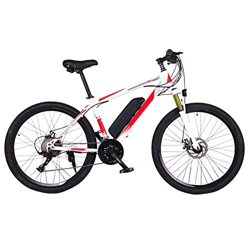 Folding Bike : ZHANGXIAOYU Cross-country mountain bike bicycle shift power cycling adult (Color : Red)