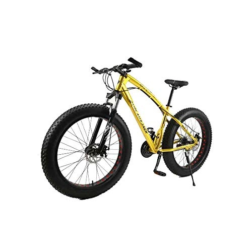 Folding Bike : ZHANGXIAOYU Double disc limited capabilities off-road shift Bike (Color : Yellow)