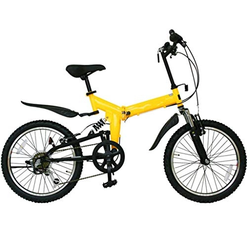 Folding Bike : ZHI-HAN 20inch Folding Bike, City Bike Wheels Frame Dual Disc Brake Noshockabsorption Ultra Light Portable Unisex-E-20inch