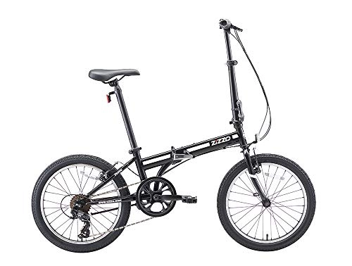 Folding Bike : ZiZZO Unisex's EuroMini Ferro 20" 29 lbs Light Weight Folding Bike (Black), 20 inch
