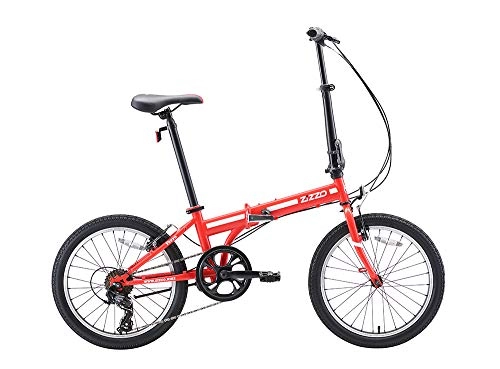 Folding Bike : ZiZZO Unisex's EuroMini Ferro 20" 29 lbs Light Weight Folding Bike (Ferrari Red), 20 inch