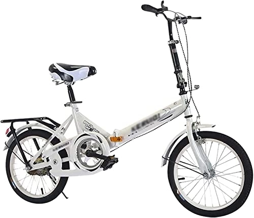 Folding Bike : ZLYJ 20 Inch Lightweight Mini Folding Bike Small Portable Bike, Adult Folding Bike Student Car A, 20inch