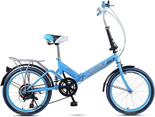 Folding Bike : ZLYJ Electric Bycle Folding Bike 20 Inch Portable with Variable Speed Shock Absorber Bicycle Adult C, 20inch