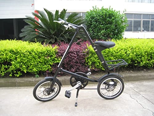 Folding Bike : ZLYJ Lightweight Mini 16 Inch Folding Bike, Portable Student Comfort Adjustable City Bike, Aluminum Frame, Travel Outdoor Bicycle for Men Women Blue, 16inch