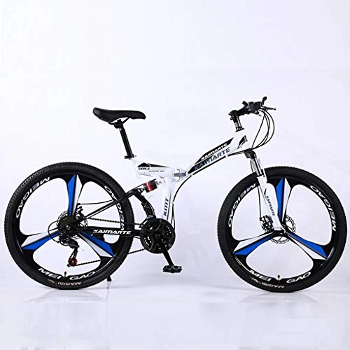 Folding Bike : zxcvb Mountain Bike Bicycle Adult Student Outdoors Sport Cycling 26 Inch Road Folding Bikes Exercise 21 / 24 / 27-Speed for Men and Women Folding Outroad Bicycles5 colors