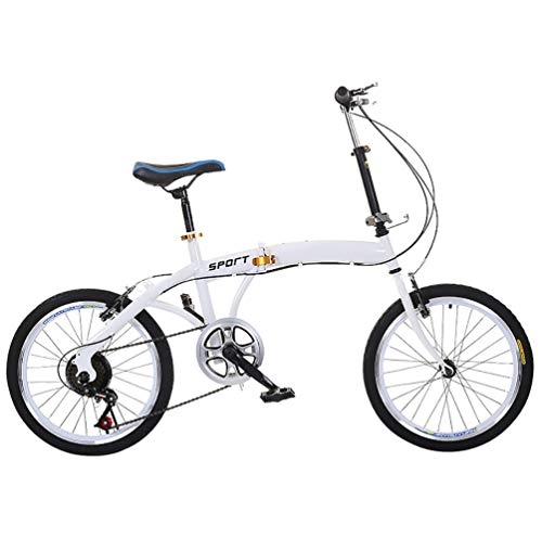 Folding Bike : ZXCY 20 Inch Ultralight Foldable Bicycle Portable Adult Folding Bike To Work School And Commute Men And Women City Cycling Light Work Cycling Bike