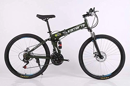 Folding Bike : ZXM set for Foldable 24' bike folding bicycle Adult bike Men's and women's mountain bike Spoke wheel and knife wheel
