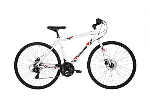 Hybrid Bike : Barracuda Hydrus Men's Hybrid Bike White 19