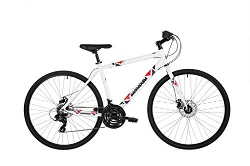 Hybrid Bike : Barracuda Hydrus Men's Hybrid Bike White 21
