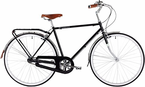 Hybrid Bike : Bobbin Cambridge Gents Deluxe 3spd Hybrid Bike Black 23