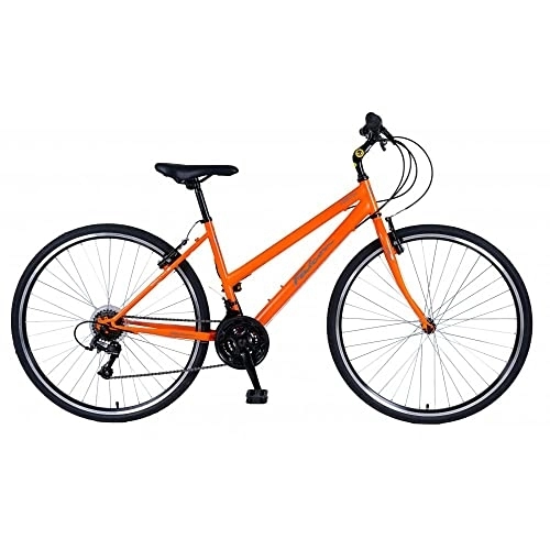Hybrid Bike : Discount Falcon Urban Low Step 700c Wheel Womens Hybrid Trekking Bike 17'' Frame Orange