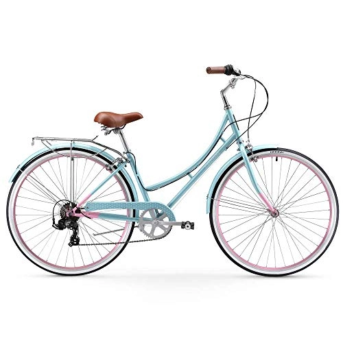 Hybrid Bike : Firmstrong Women's Mila Hybrid Bicycle, Baby Blue, Medium