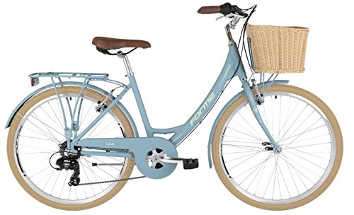 Hybrid Bike : Forme Edale 17" Traditional Ladies Hybrid Shopper Bicycle Baby Blue