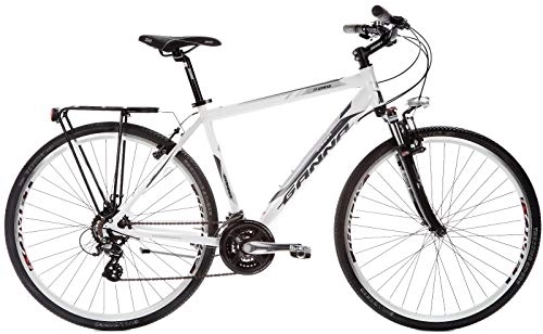 Hybrid Bike : Ganna Men & Women Hybrid Bike - 24s - (Black)