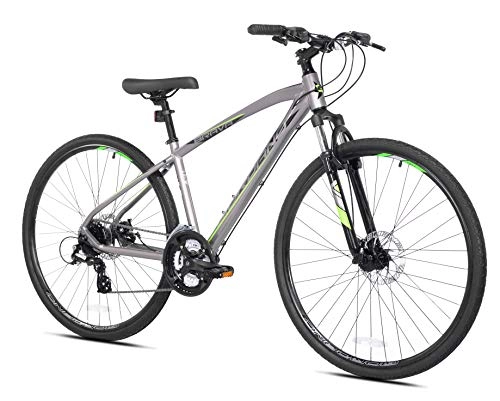 Hybrid Bike : Giordano Unisex's Brava Hybrid Bike Bicycle, Silver, S