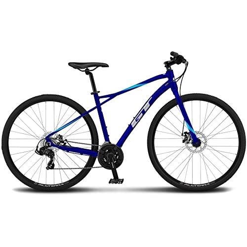 Hybrid Bike : GT Transeo Sport M Hybrid Bike - Blue