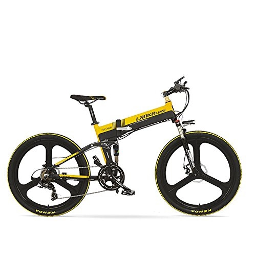 Hybrid Bike : GTYW, Electric, Folding, Bicycle, Mountain Bike, Adult Moped, 48V, 26 Inch, Mountain Bike, Power, Bicycle, 60KM Battery Life, A-48V10ah