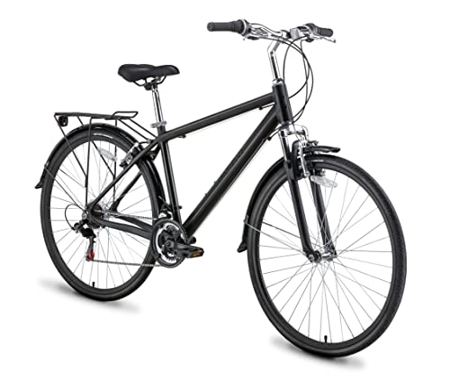 Hybrid Bike : Hurley J-Bay Hybrid Urban Bicycle (Black, Medium / 18 Fits 5'6"-6'0")