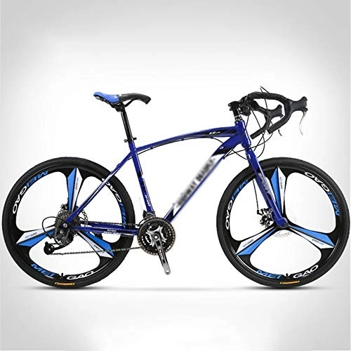 Hybrid Bike : NA ZGGYA Adult Hybrid Bike, Mens Bike 27-speed Bicycle, Double Disc Brake, High Carbon Steel Frame, 26 Inch Road Bike Bycicles Hybrid