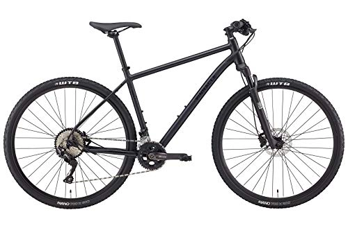 Hybrid Bike : Pinnacle Cobalt 4 2019 Mens Aluminium Frame Leisure Urban Hybrid Bike Black