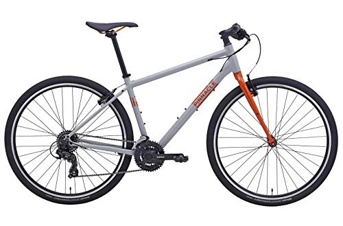 Hybrid Bike : Pinnacle Lithium 2 2019 Hybrid Bike Bicycle 21 Speed V Brake 700c Wheels Grey