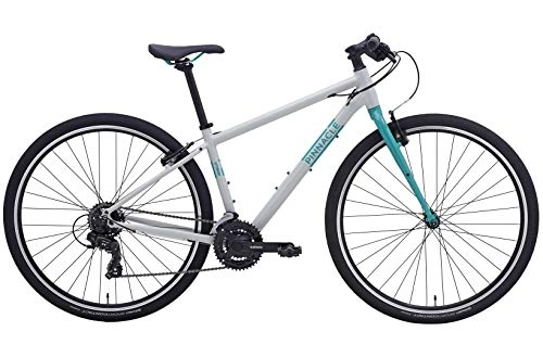 Hybrid Bike : Pinnacle Lithium 2 2019 Womens Hybrid Bike 21 Speed V Brake 700c Wheels Grey