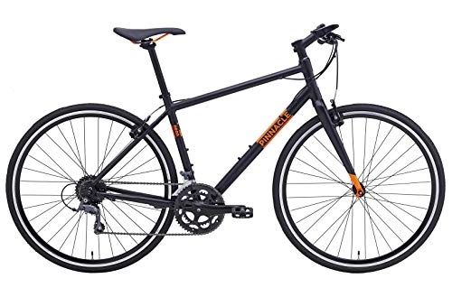 Hybrid Bike : Pinnacle Neon 2 2019 Hybrid Bike Bicycle 16 Speed V Brake 700c Wheels Gery