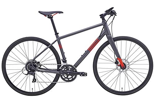 Hybrid Bike : Pinnacle Neon 3 2019 Hybrid Bike Bicycle 18 Speed Disc Brake 700c Wheels Grey