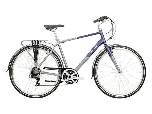 Hybrid Bike : Raleigh - PNT17MT - Pioneer Tour 700c 21 Speed Men's Hybrid Bike in Blue / Silver Size Small
