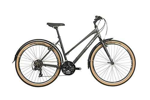 Hybrid Bike : Raleigh - STA19WT - Strada 650b 21 Speed Women's Hybrid Bike in Black / Grey Size Large