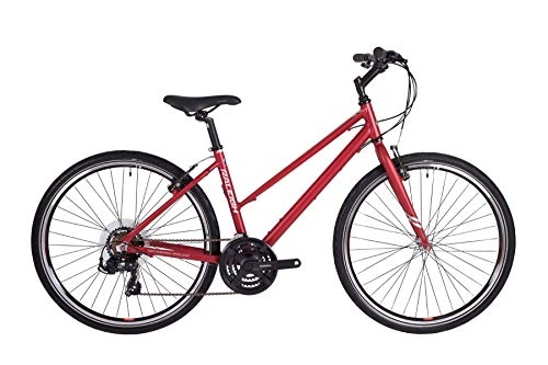 Hybrid Bike : Raleigh Strada 1 21" Womens 21 Speed 650b Hybrid Bike Raspberry