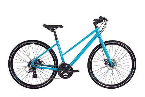 Hybrid Bike : Raleigh Strada 2 Women's 21 Speed 650b Hybrid Bike Turquoise