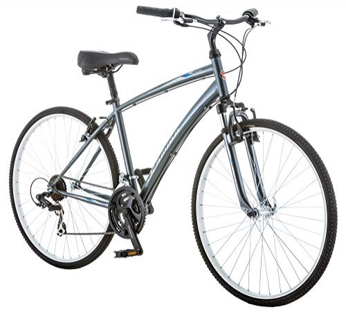 Hybrid Bike : Schwinn Network 1.0 700c Men's 18 Hybrid Bike, 18-Inch / Medium, Grey